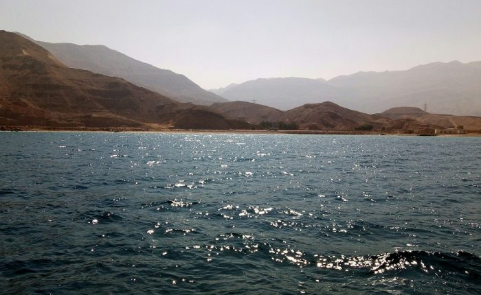 Boat ride on the calm water at Ain El Sokhna on a day trip from Cairo
