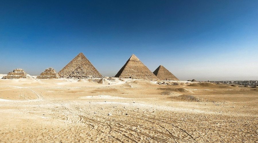 The Giza pyramids on a shore excursion from Alexandria Port