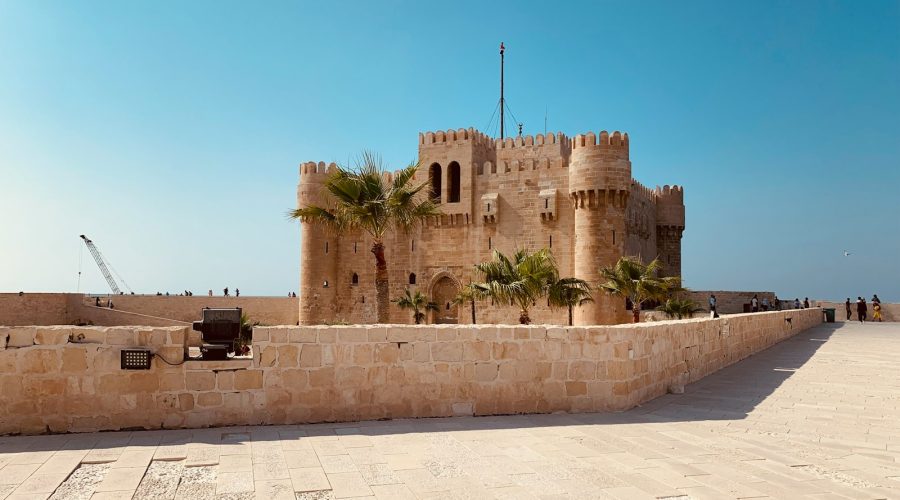 Qaitbay Citadel on the Alexandria seafront, visited on the Alexandria historical day tour