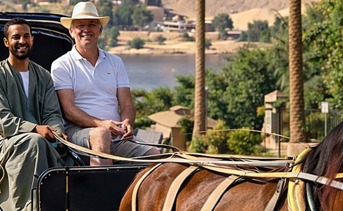 Horse carriage ride in Aswan