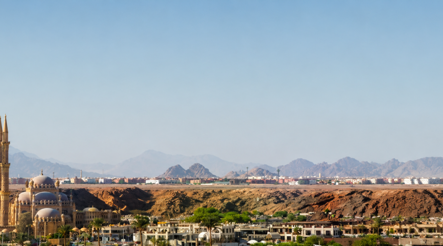 Sharm El Sheikh City Tour featuring Al Sahaba Mosque and the lively Old Market area