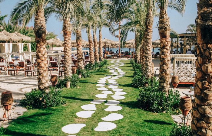 Red Sea beach in Hurghada at the end of a 9-day Egypt tour with Nile cruise