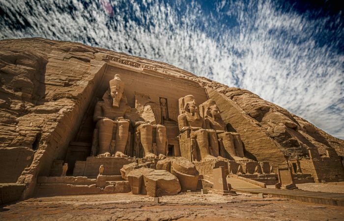 Great Temple of Ramesses II at Abu Simbel, seen on a day trip from Aswan