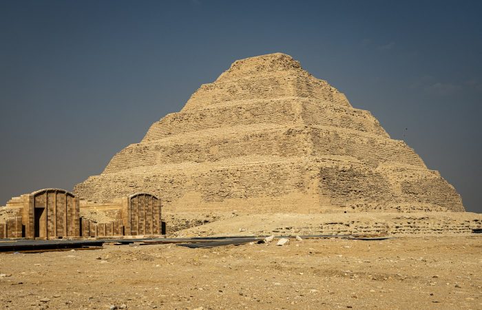 Step Pyramid of Djoser at Saqqara, visited on the Giza Pyramids, Sphinx and Saqqara day tour